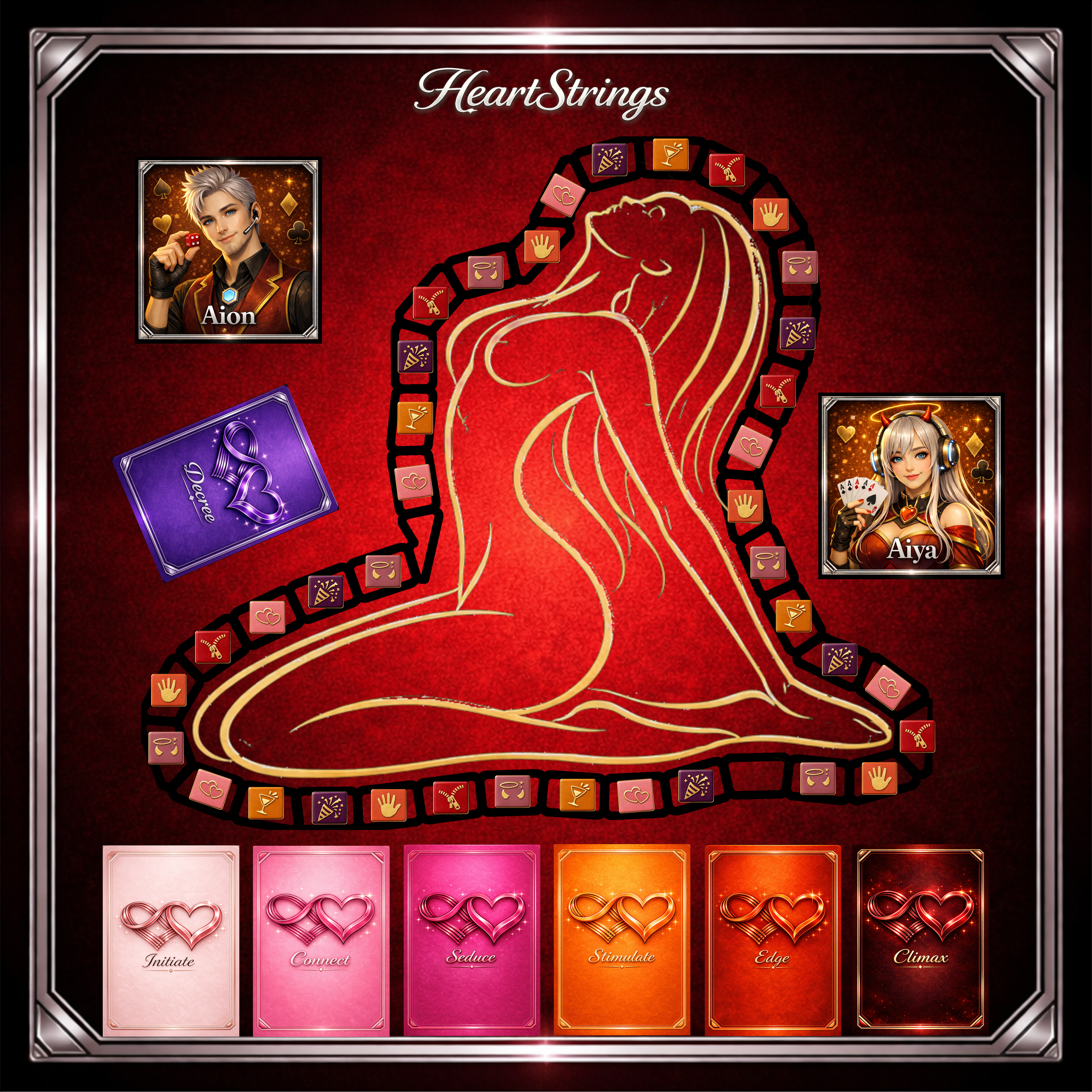 HeartStrings Play board game