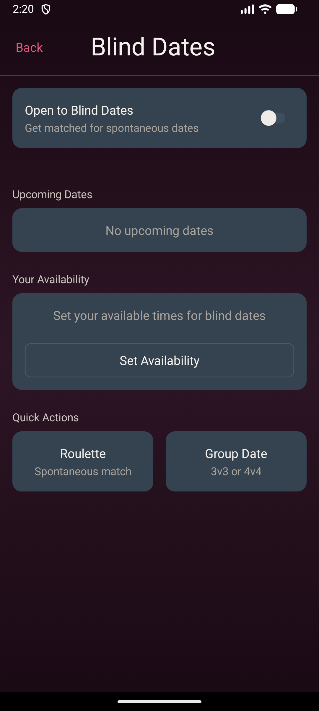 HeartStrings App — date hub